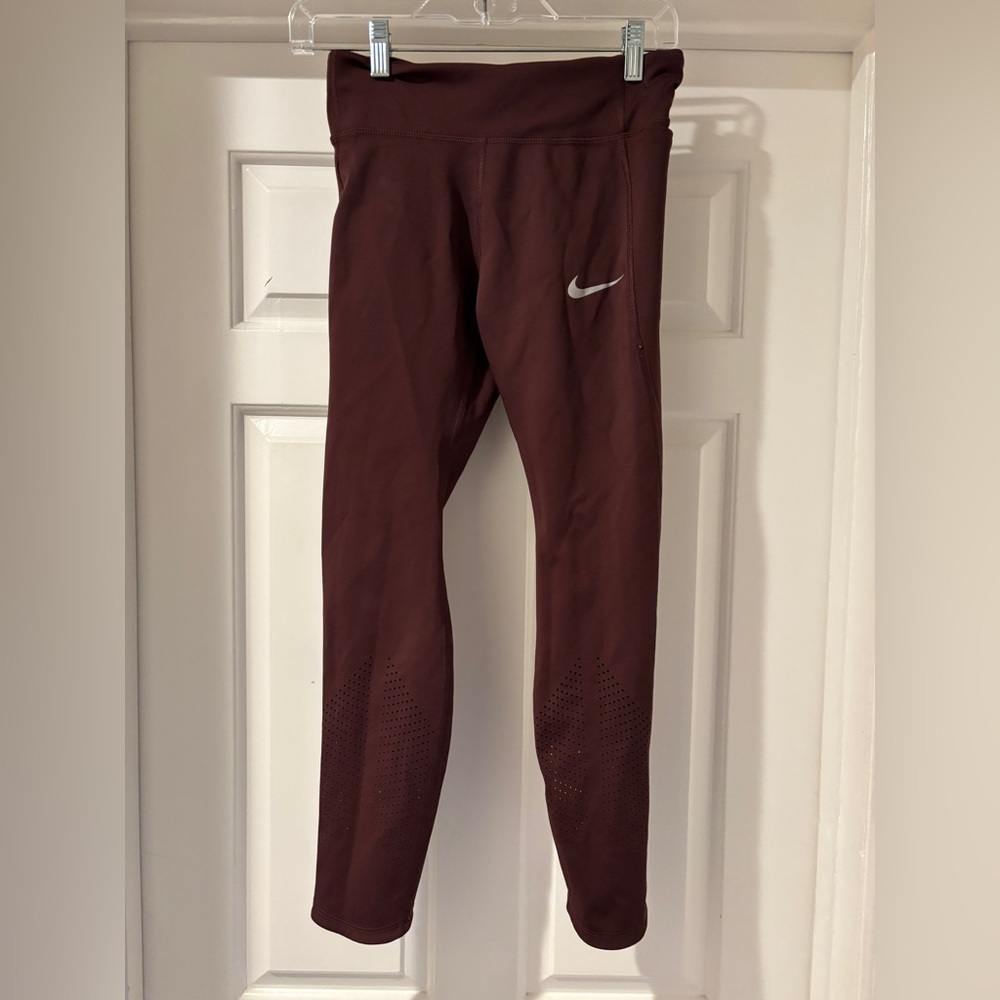 Nike Women’s Dri-Fit Maroon Leggings